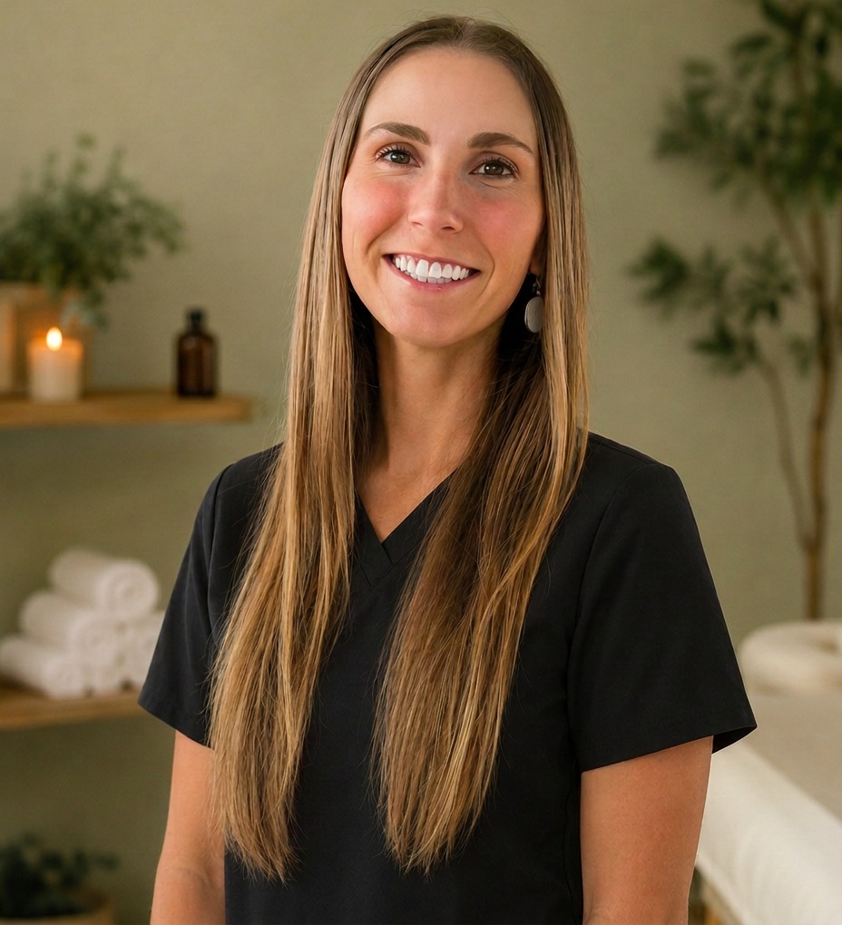 Portrait of Megan Rigby, licensed massage therapist and Physical Therapist Assistant